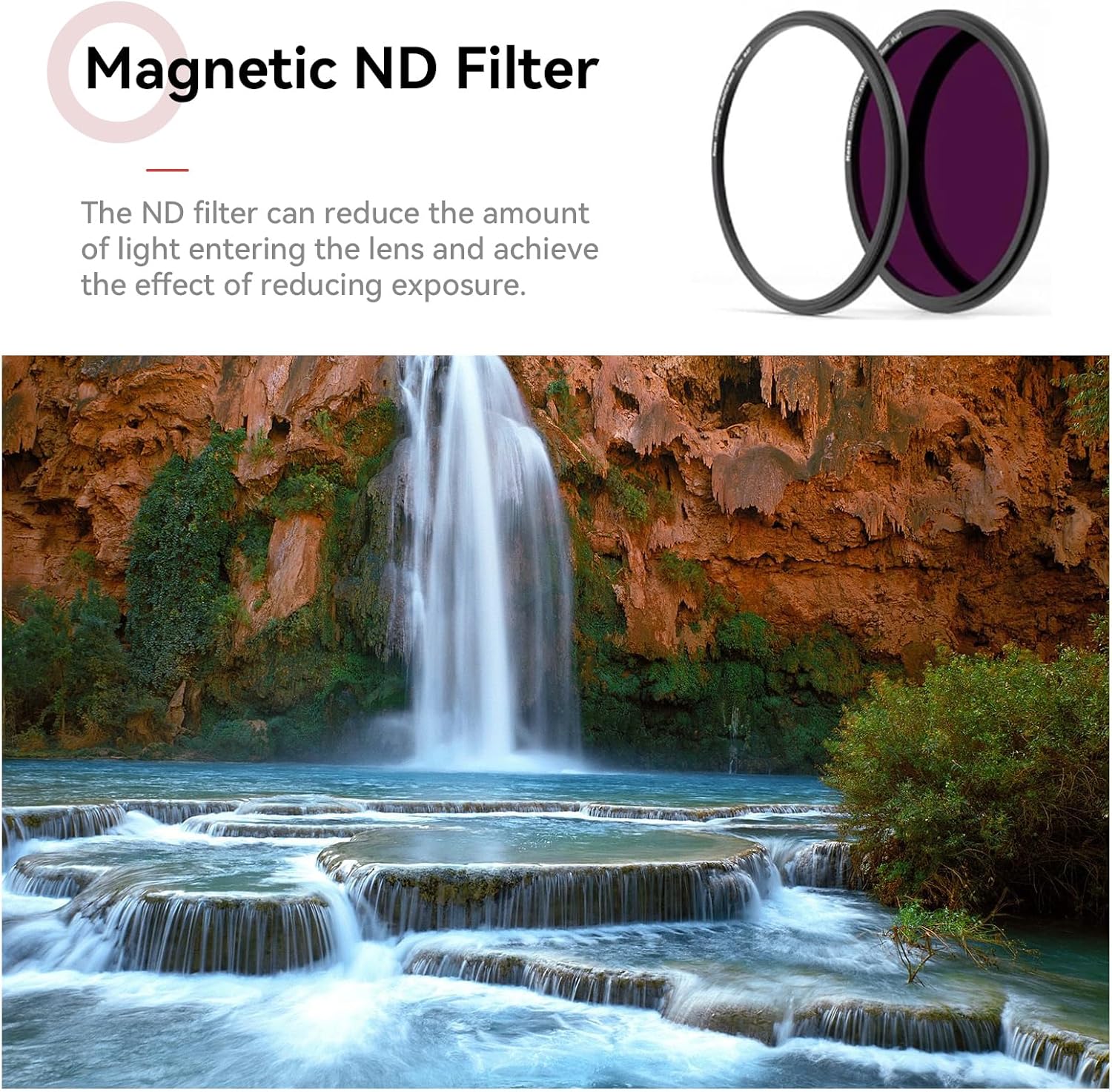 Kase Wolverine Kit de filtros magnéticos ND CPL profesionales de 3.740 in Kit de filtros incluye CPL+ND8 3 Stop+ND64 6 Stop+ND1000 10 Stop+Tapa de