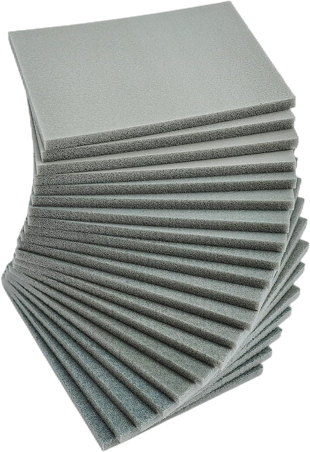 Juego de 20 esponjas de lijado de grano 400 de 3 x 4 pulgadas, almohadillas de esponja de lijado ultra finas, bloque de lijadora de mano de espuma