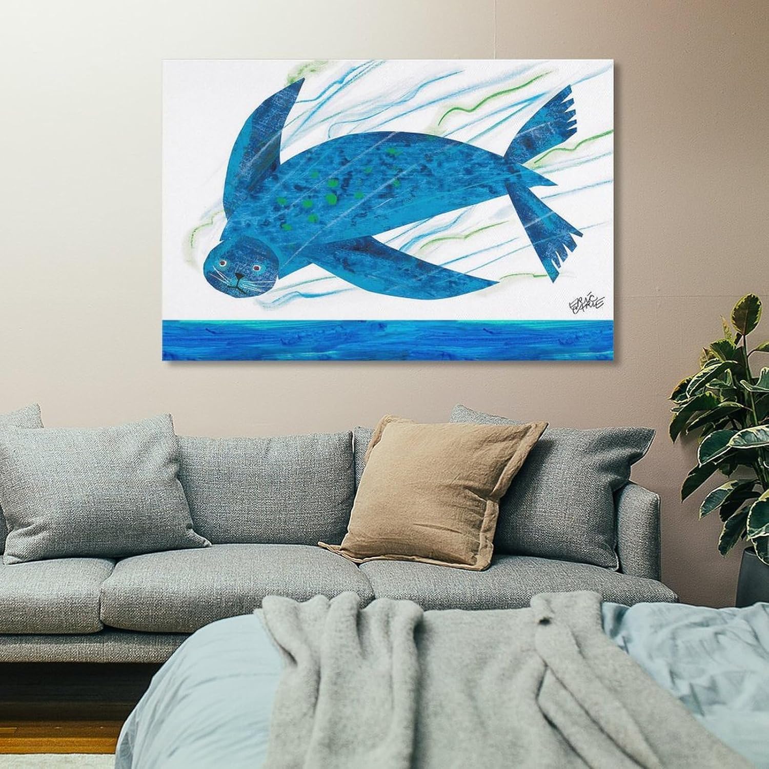 Eric Carle – Póster de dibujo infantil de anime para niños, impresión de obras de arte, arte de pared, lienzo, decoración de regalo, pósteres