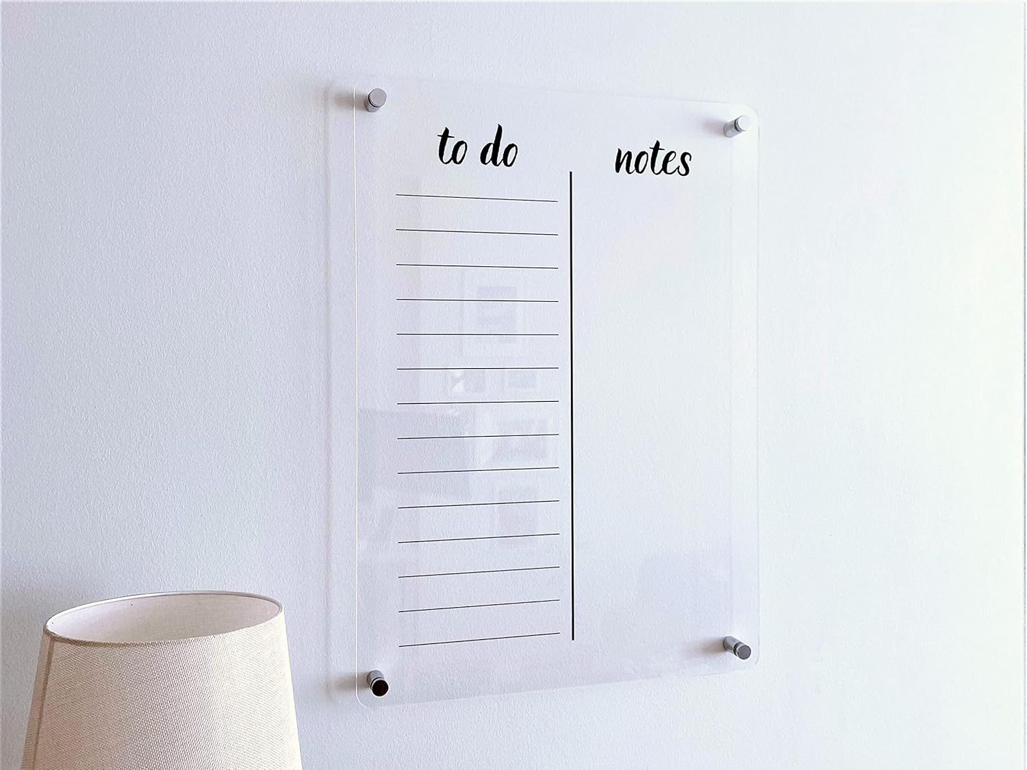 PERSONALIZED To Do Planner Wall Calendar – Personalized Calendar 2024, Acrylic Calendar Dry Erase Calendar Dry Erase Board Weekly Calendar Family