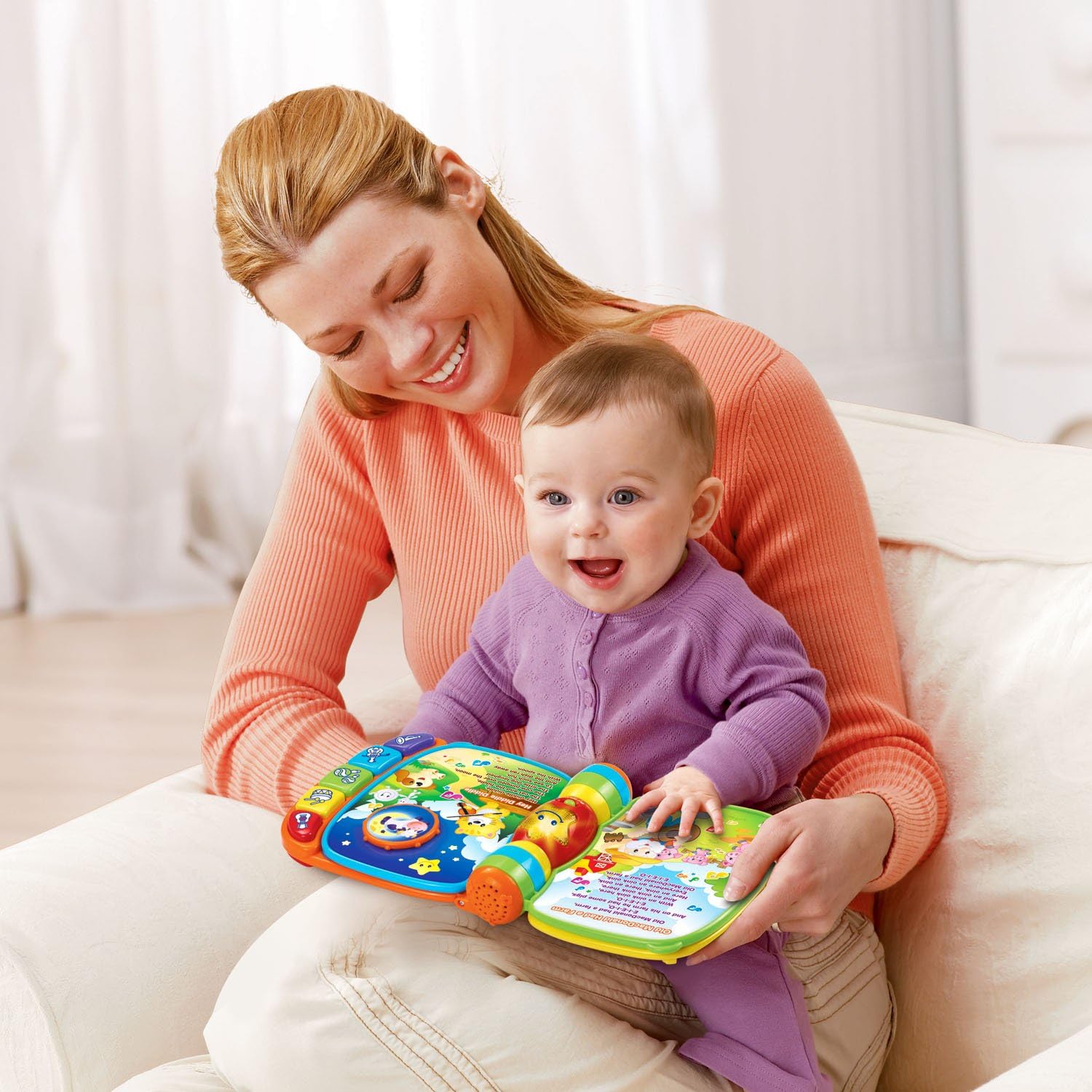 VTech Libro de rimas musicales (embalaje sin frustración), rojo