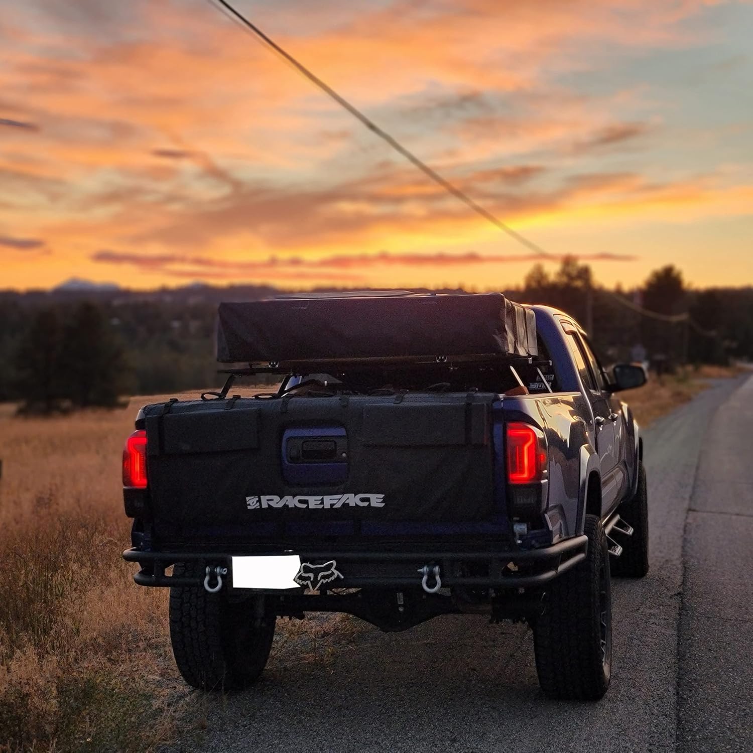 WOLFSTORM Luz trasera LED para Toyota Tacoma 2016-2023, montaje de repuesto de luz trasera Toyota Tacoma 2016-2013, 1 par (lente transparente)