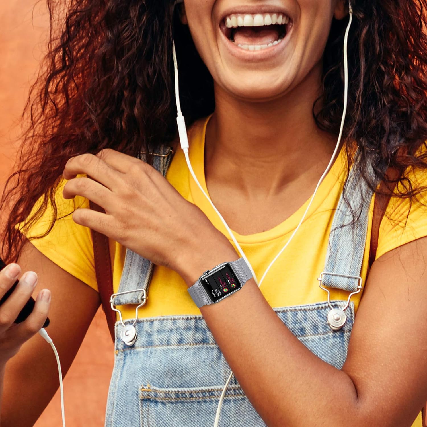 Correa elástica de nailon para Apple Watch, de 1.49, 1.57, 1.61, 1.65, 1.73, 1.77 y 1.772pulgadas, deportiva, trenzada, Ultra iWatch Serie 8 7 SE 6