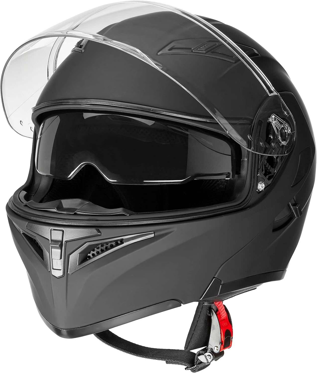 Rapido Boutique Collection Snowmobile Motorcycle Dual Visor Flip Up Modular Full Face Helmet DOT Approved