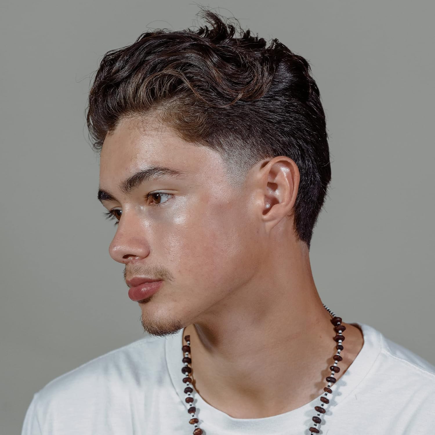 Hanz de Fuko Cera hibridada cera para peinar el cabello para hombre de primera calidad con sujeción media y acabado satinado, 2 onzas