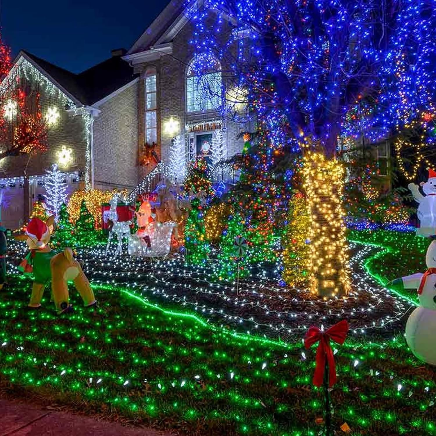 Dazzle Bright 50 mini luces LED (verde, 2)