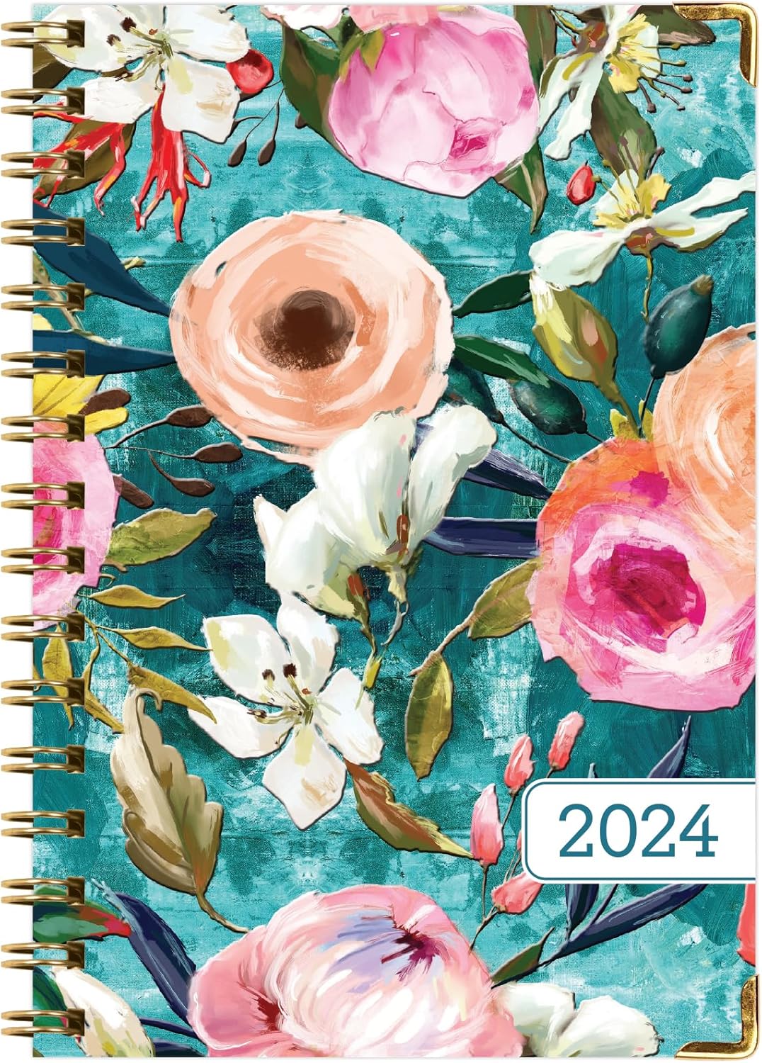 Global Printed Products, Agenda 2024 de tapa dura (noviembre de 2023 a diciembre de 2024) agenda diaria, semanal, mensual y anual, de 5.5 x 8