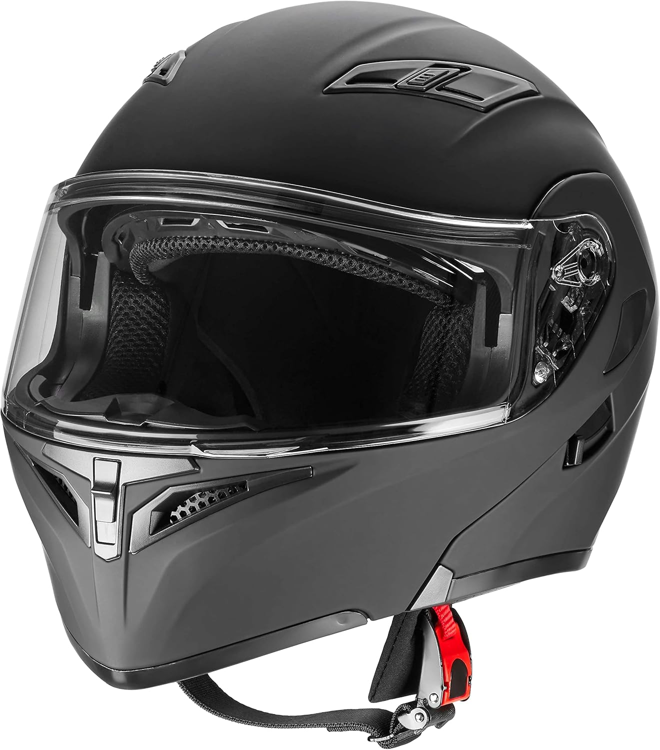 Rapido Boutique Collection Snowmobile Motorcycle Dual Visor Flip Up Modular Full Face Helmet DOT Approved