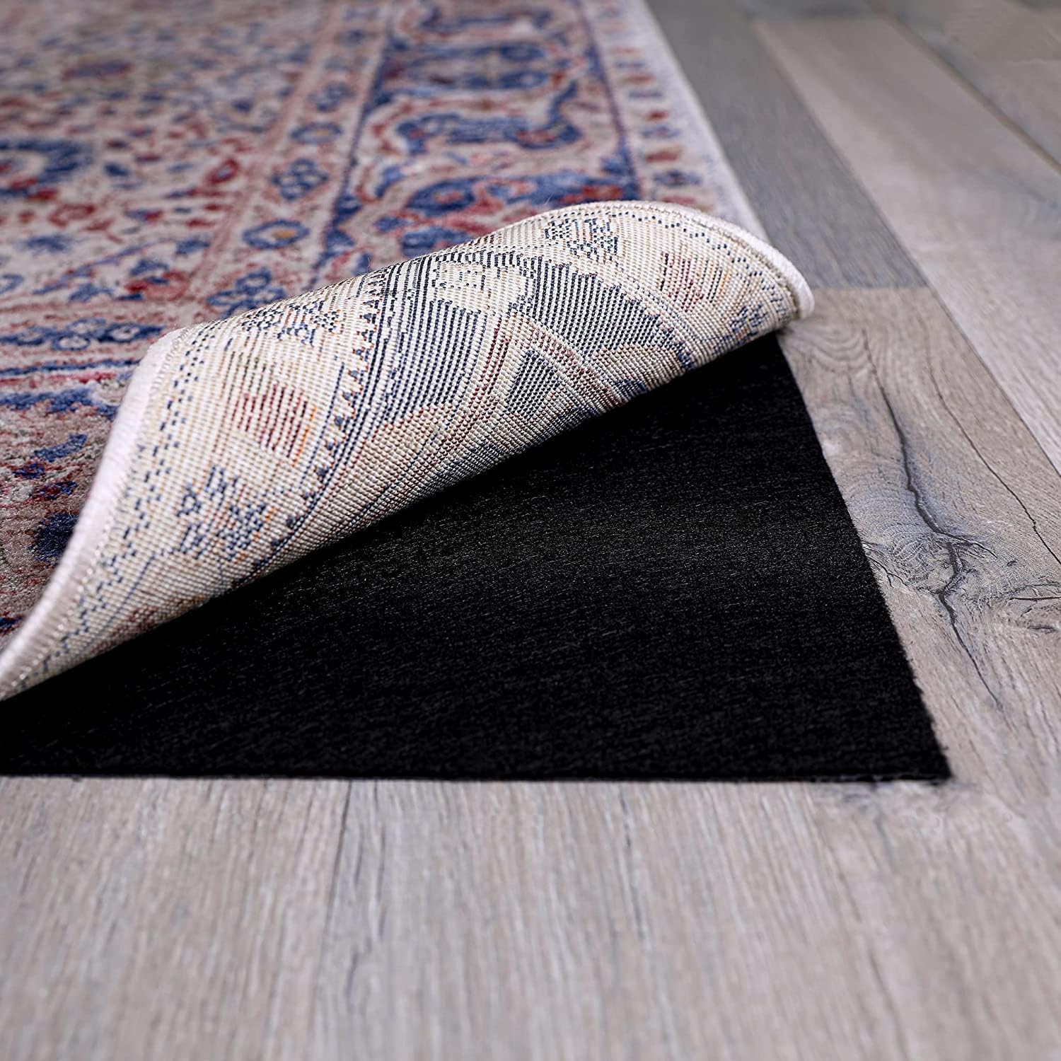 Slip-Stop Almohadilla antideslizante de perfil bajo prémium para alfombras de área y alfombras de pasillo, hecha en Estados Unidos, mantiene las