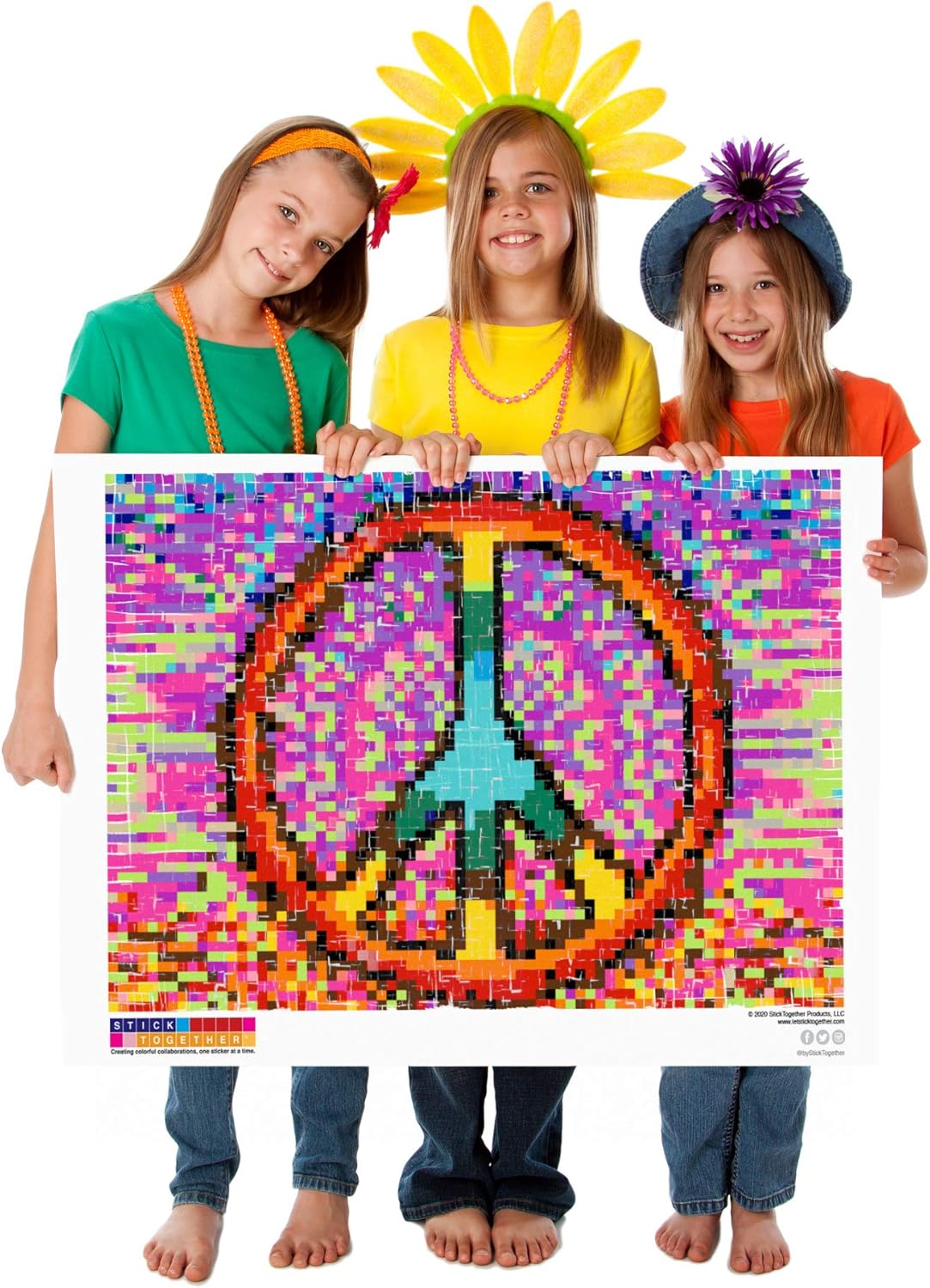 Kits de póster gigante de rompecabezas de mosaico  Proyecto grupal  Pinta con calcomanías sin ensuciar  Actividad para quedarse en casa  Aula  Una