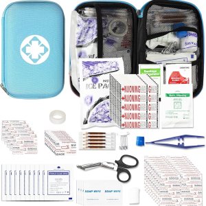275 kits de primeros auxilios de viaje para artículos de preparación para emergencias de automóvil, kit esencial para accidentes urgentes, equipo de 275 kits de primeros auxilios de viaje para artículos de preparación para emergencias de automóvil, kit esencial para accidentes urgentes, equipo de