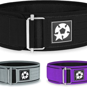 Cinturón de levantamiento de pesas para soporte de espalda, para levantamiento de pesas, gimnasio, entrenamiento, 100% nailon, 4 pulgadas, para Cinturón de levantamiento de pesas para soporte de espalda, para levantamiento de pesas, gimnasio, entrenamiento, 100% nailon, 4 pulgadas, para