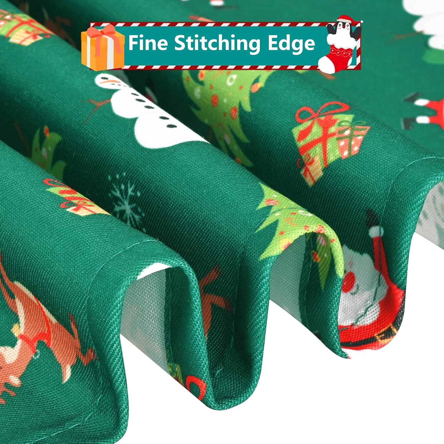 ASPMIZ Delantal de cocina de Papá Noel verde con correa ajustable para el cuello, delantal impermeable de muñeco de nieve de invierno para niños