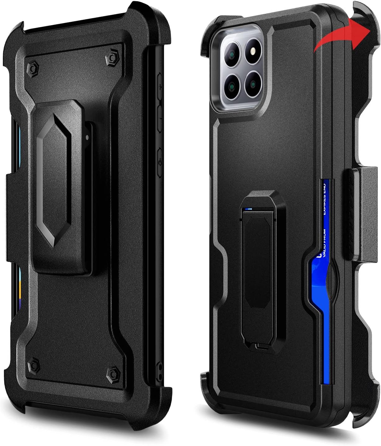 NZND Funda para Celero 5G Plus 2023 de 7.0 pulgadas (solo versión grande) con protector de pantalla de vidrio templado, funda de clip para cinturón,