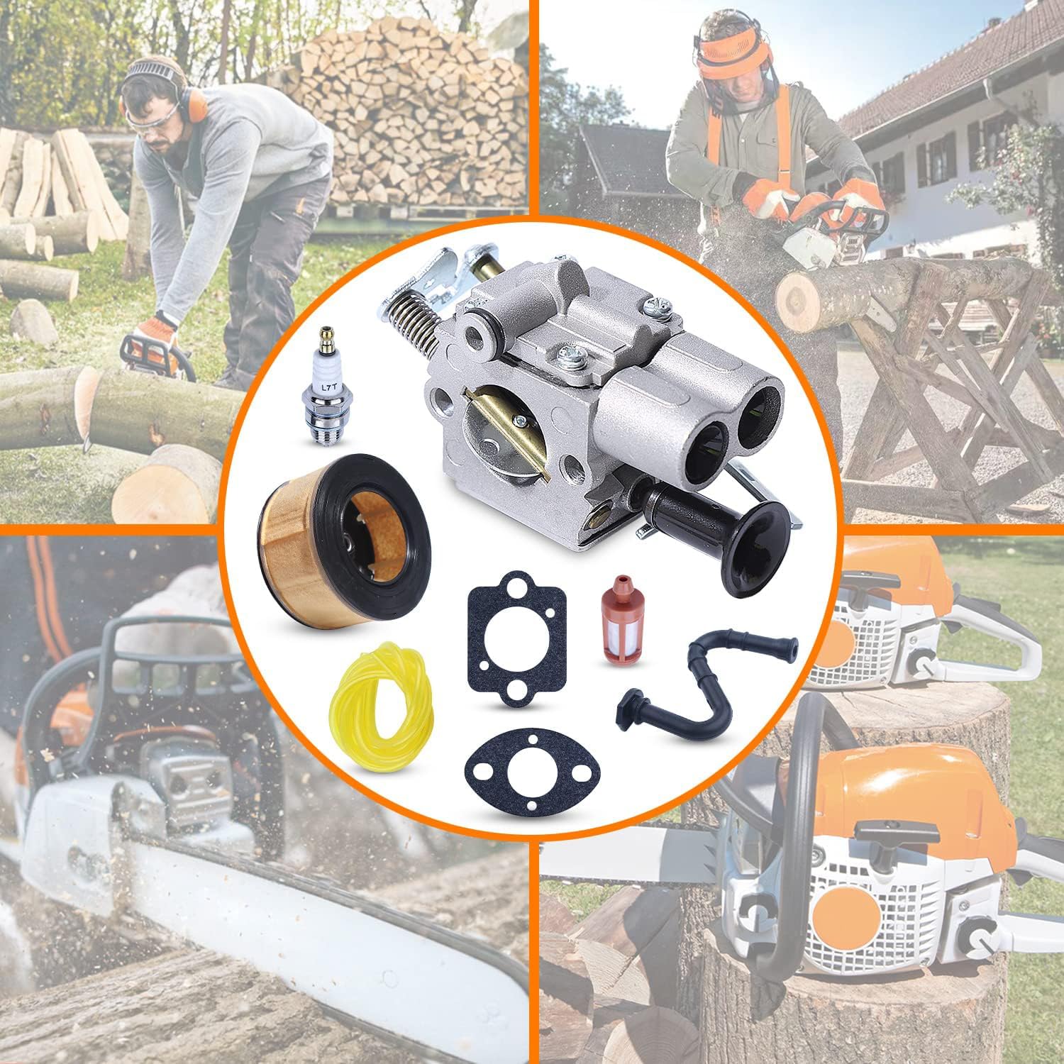Kit de carburador MS 291 para Stihl MS271 MS291 MS261 C, ms261c para piezas de motosierra Stihl, para carburador Stihl ms271, no aplicable para