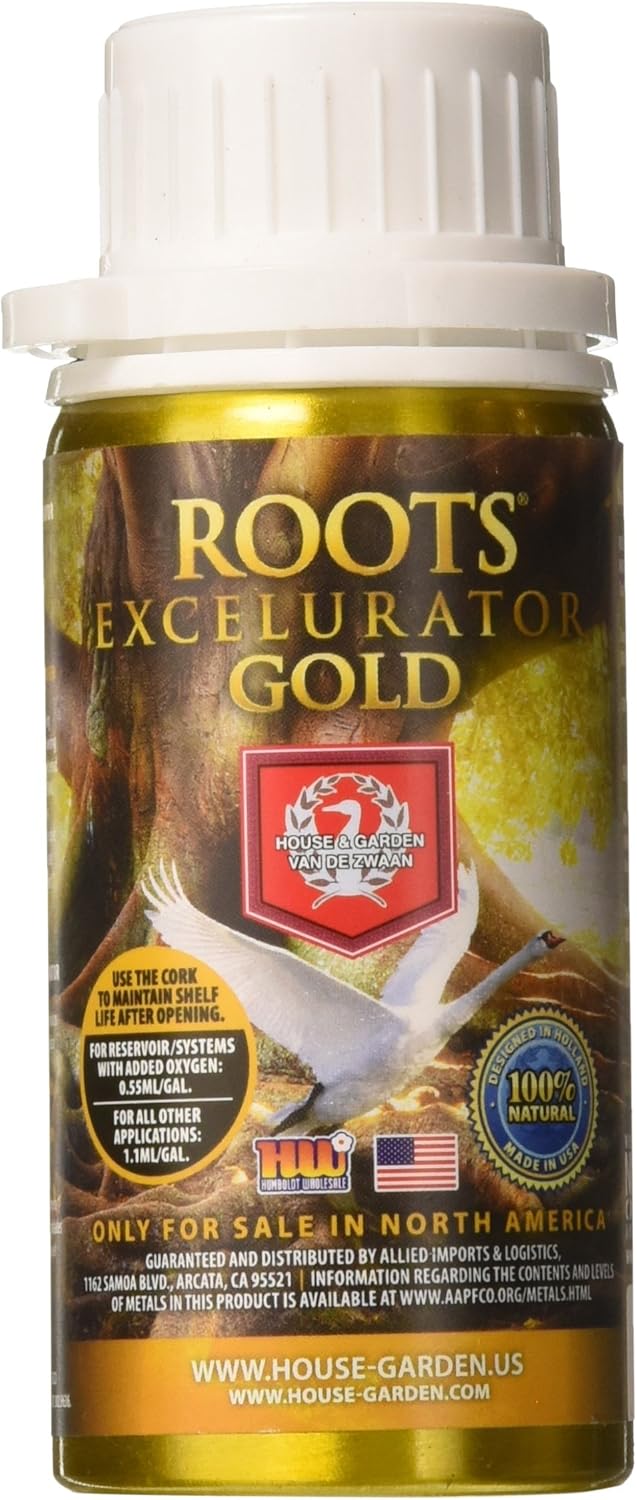 House & Garden HGC749608 Roots Excelurator Gold Solución de clonación hidropónica, 3.4 fl oz
