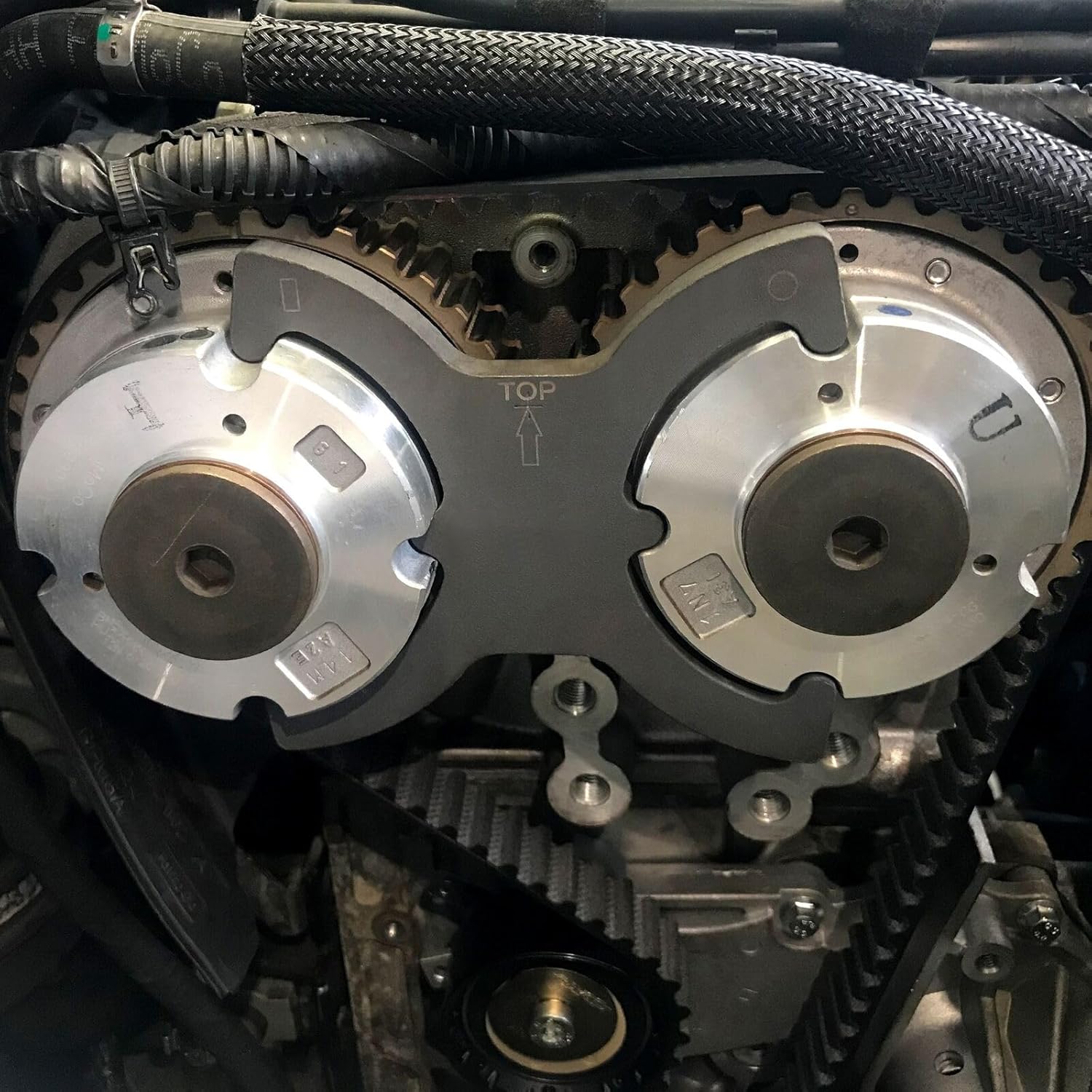 DAYUAN Kit de herramientas de sincronización del motor compatible con Ford Mazda árbol de levas volante herramientas de bloqueo 1.4 1.6 1.8 2.0