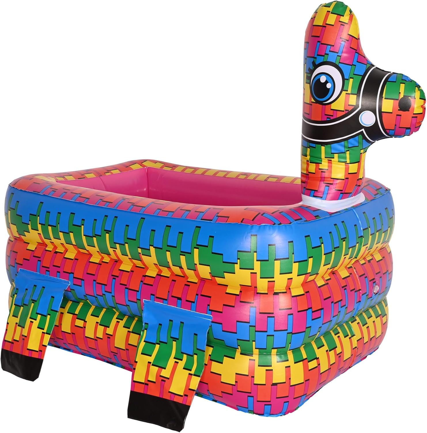 Beistle Enfriador inflable de piñata mexicana de 27.5 x 21.5 pulgadas para decoraciones de fiesta, suministros de fiesta de Cinco de Mayo, capacidad