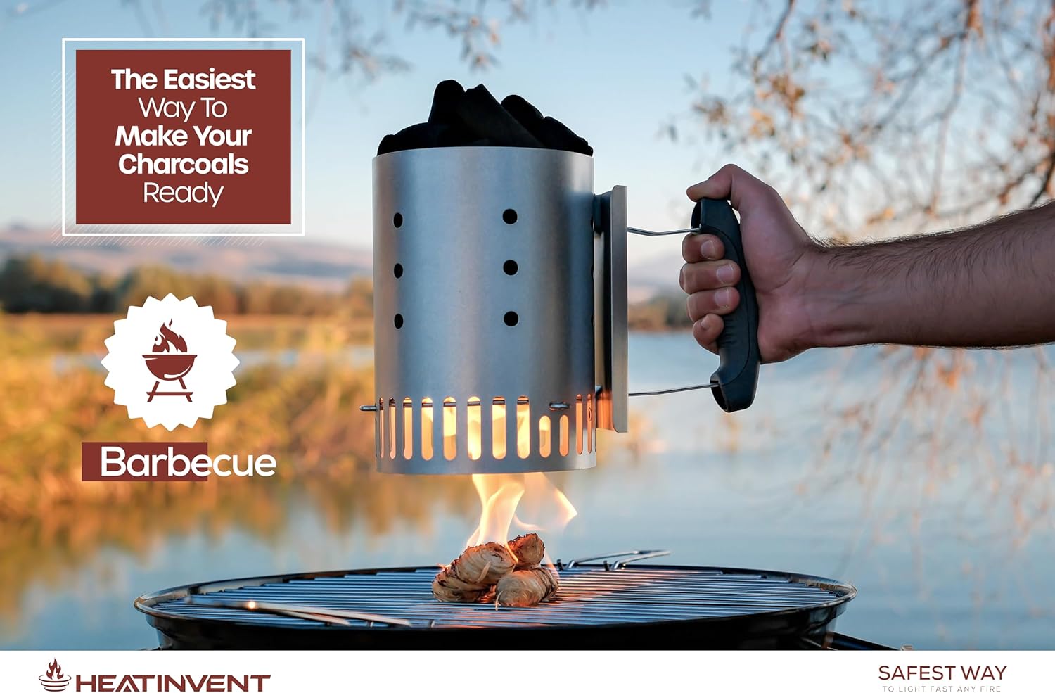 Heatinvent Arrancador de fuego – Arrancador de fuego para fogatas – 70 piezas de arrancadores de fuego para parrilla, chimenea, fogata, barbacoa,