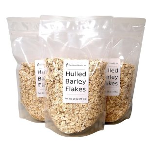 Hulled Barley Flakes, 16 oz, paquete de 3, grano entero Hulled Barley Flakes, 16 oz, paquete de 3, grano entero