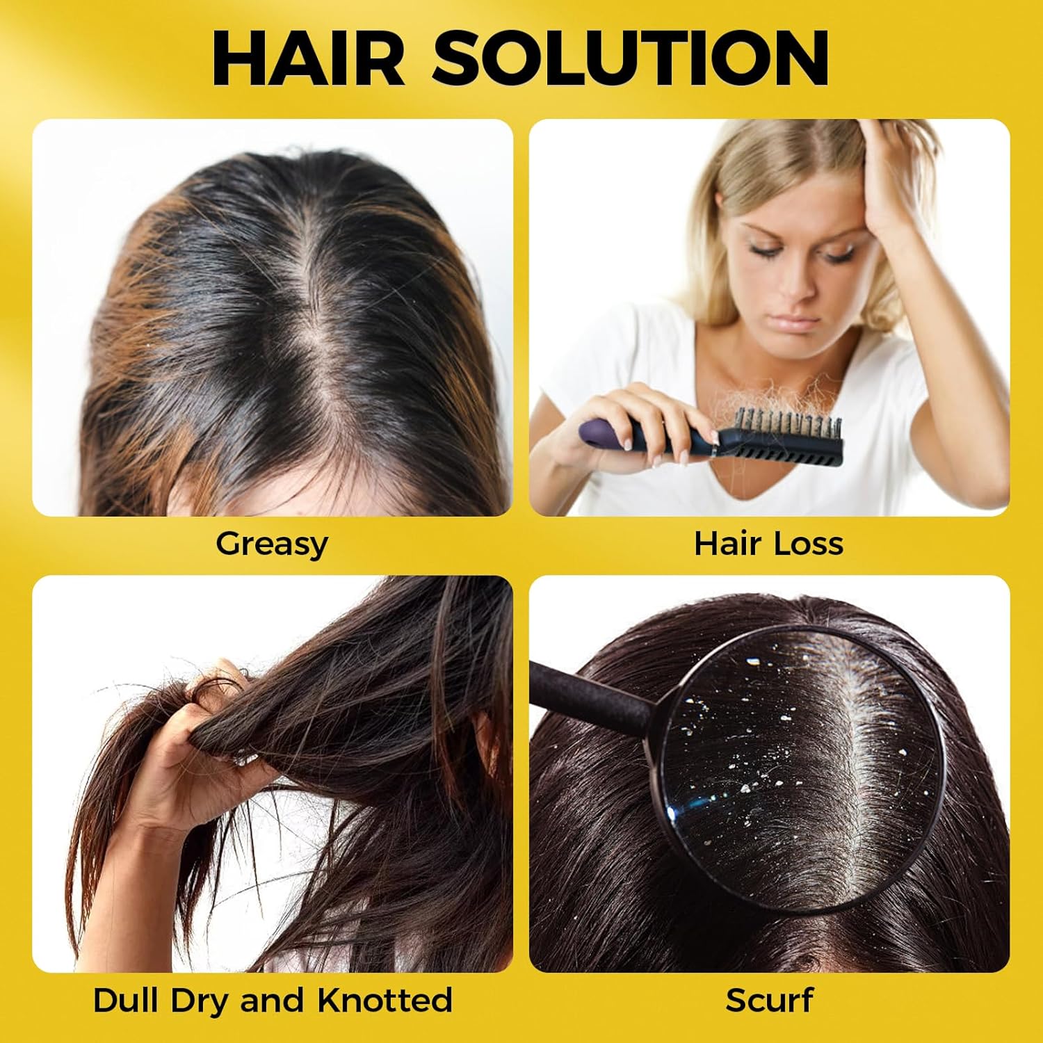 Barra de champú para el crecimiento del cabello, limpieza profunda del cuero cabelludo, masaje para el crecimiento del cabello, barra de champú