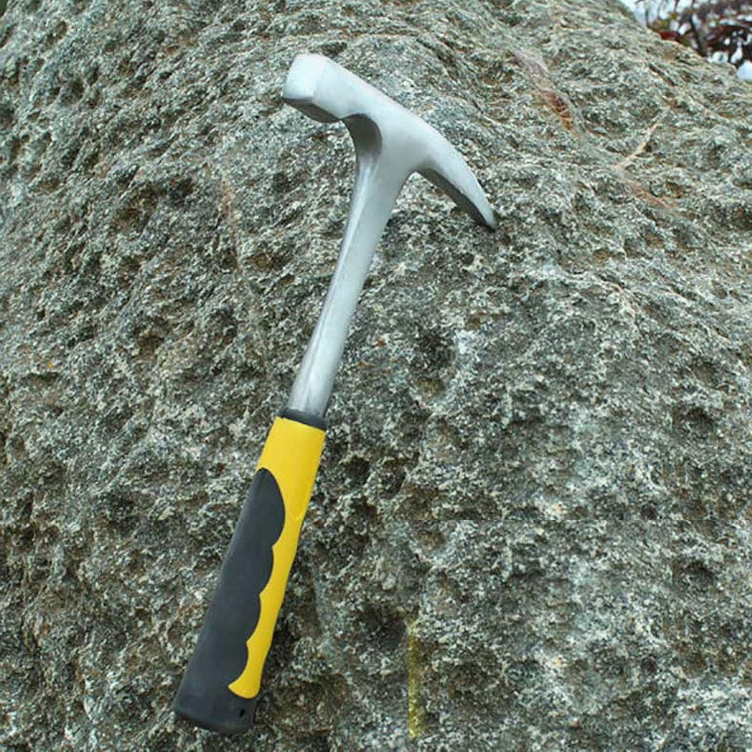 Martillo de acero al carbono cromado con punta puntiaguda y mango deslizante, 2 unidades de 32 onzas y 11.9 pulgadas