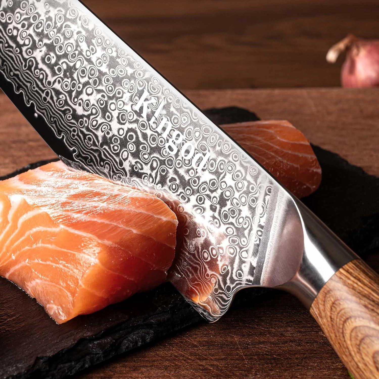 Cuchillo de chef japonés VG10 Core Cuchillo de cocina de 8 pulgadas, cuchillos de cocina profesionales Cuchillo de cocina afilado de acero de alto