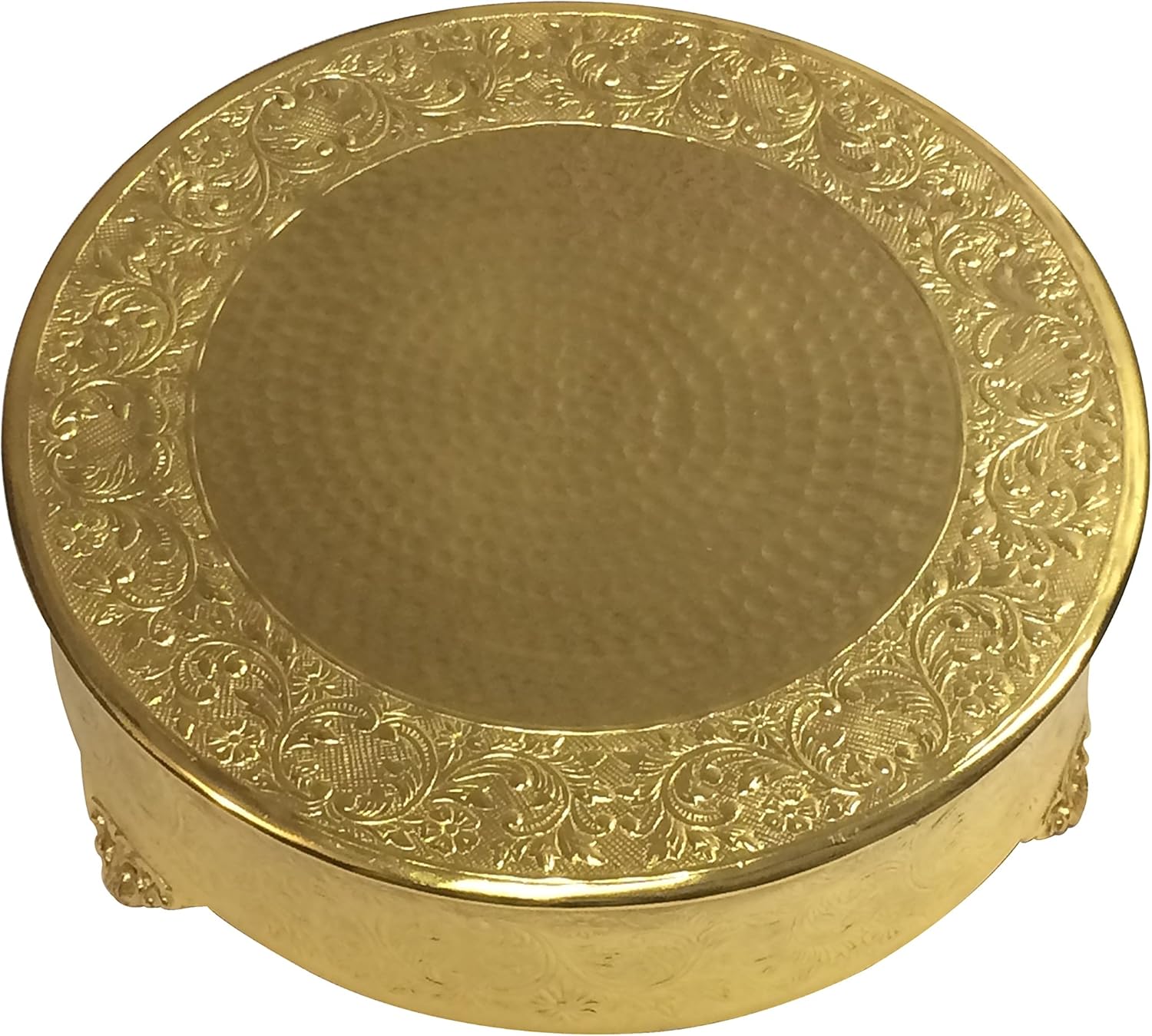 GiftBay – Soporte redondo para tartas de boda, 20.0 in, metal de aluminio