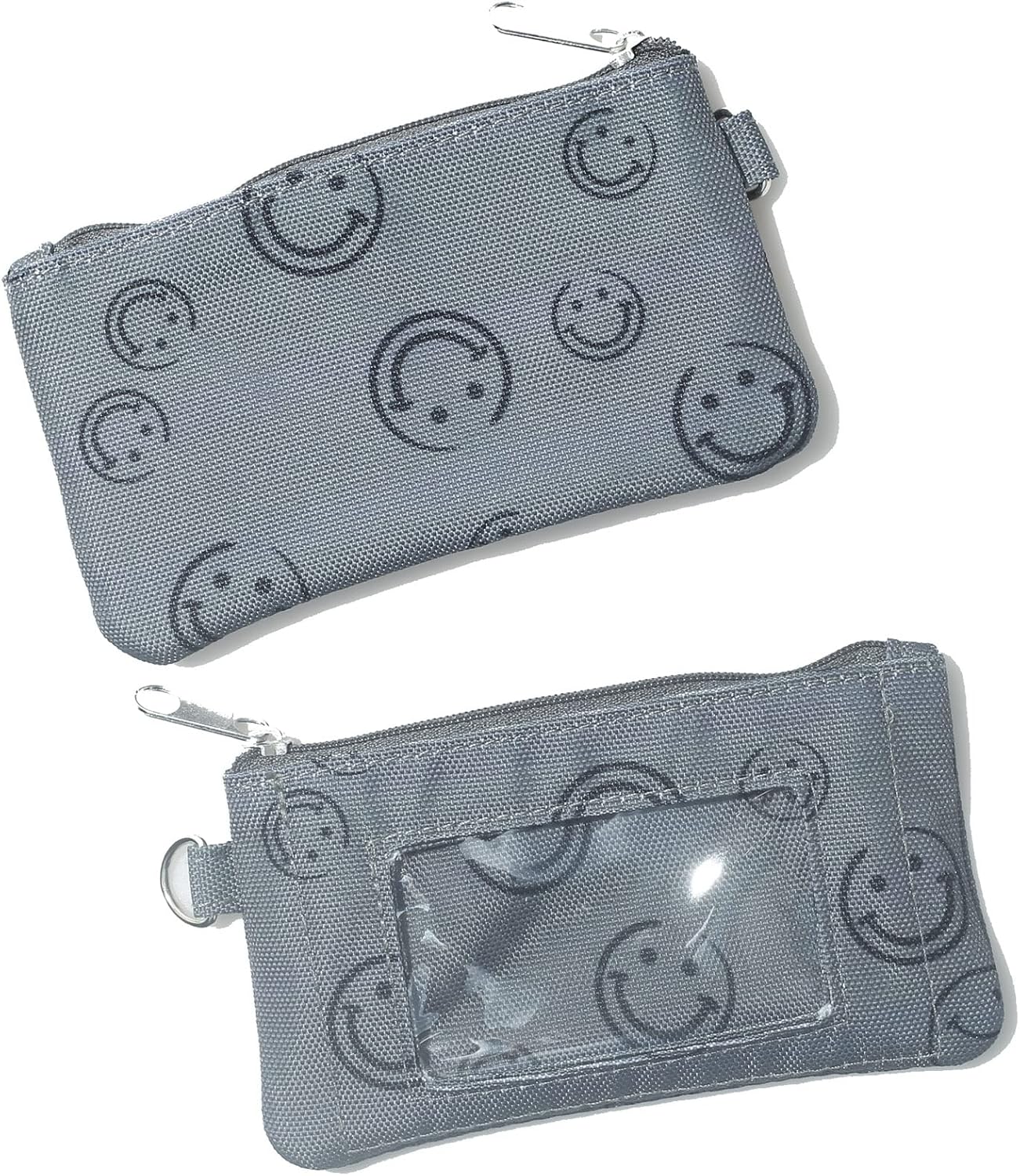 DQL Funda de identificación con cordón, cordón y soporte para identificación, funda de identificación con cremallera, carteras pequeñas con