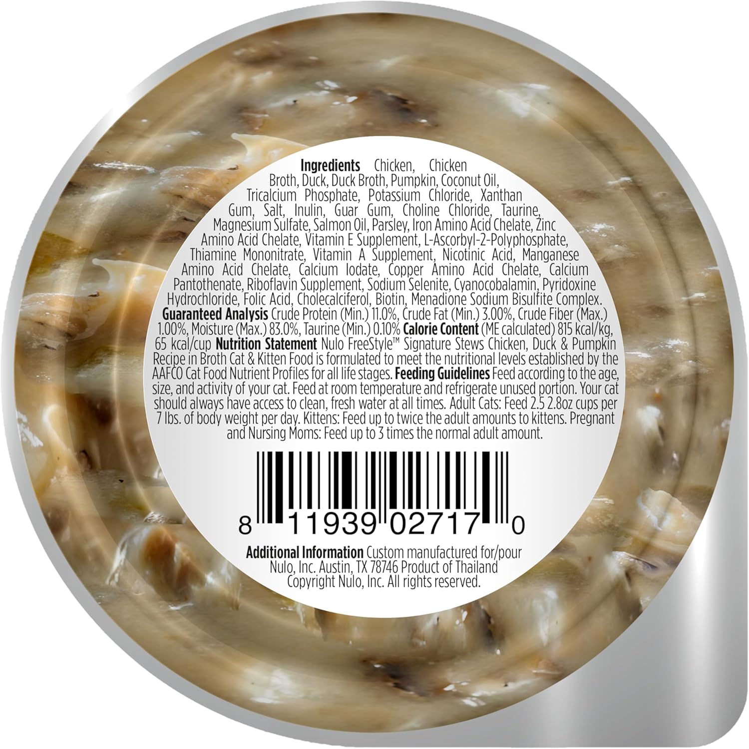 Nulo Freestyle – Alimento húmedo para gatos y gatitos, estofado exclusivo, de primera calidad, totalmente natural, sin cereales, sin minerales ni