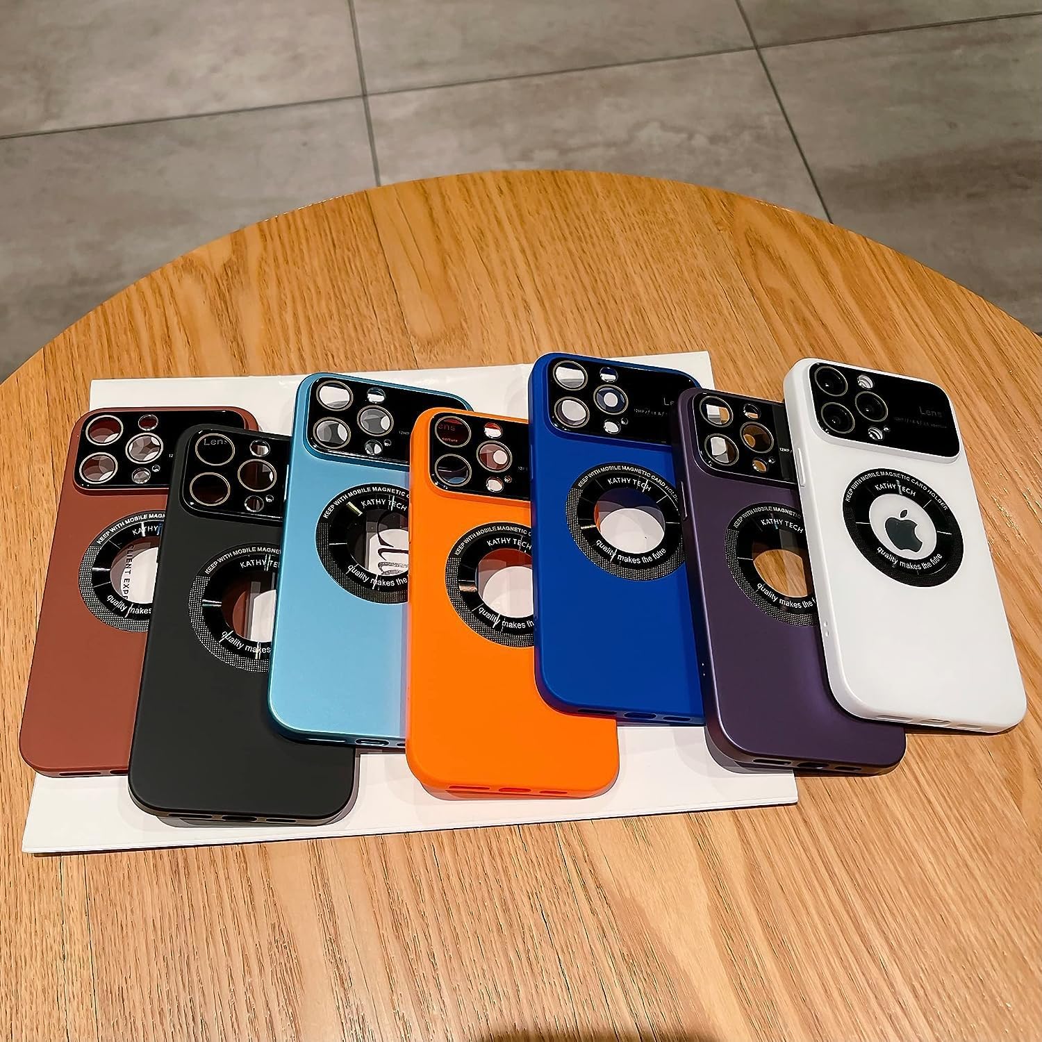 GARSIKA Funda magnética para iPhone 13 Pro Max protección completa de la cámara compatible con MagSafe Funda delgada mate esmerilada dura para