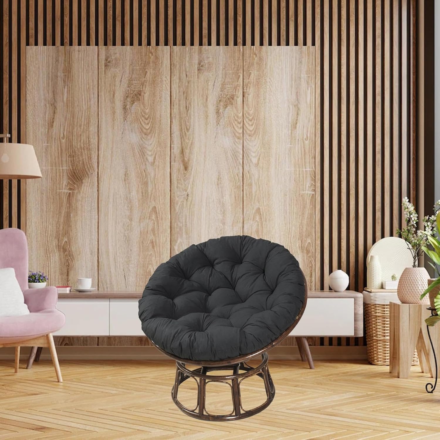 Cojín para silla de hamaca, cojín para silla de columpios, para porche, silla de huevo gruesa para jardín, oficina, silla hamaca, silla de huevo,