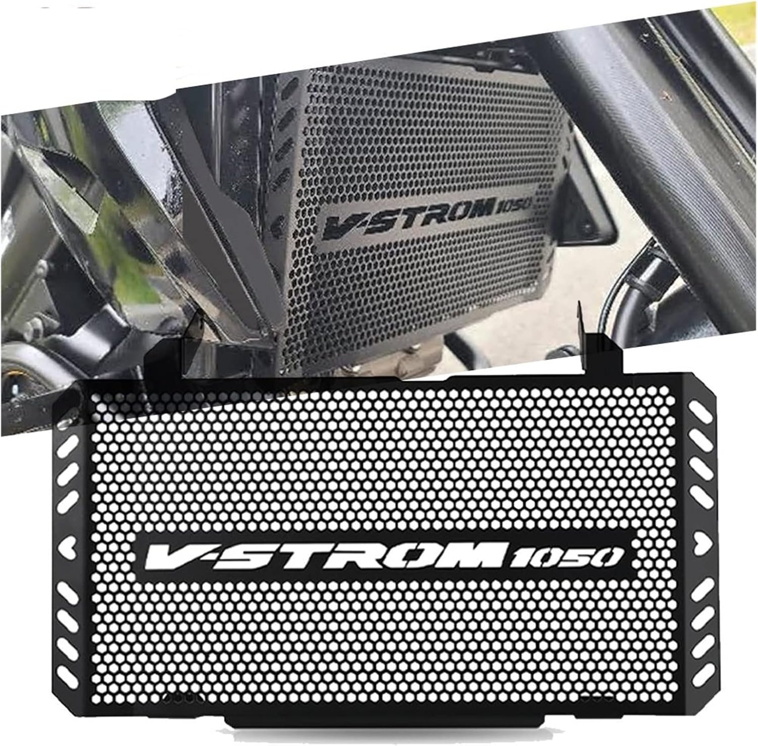 HRTLSS Radiator Guard for Suzuki V-Strom VSTROM V Strom 1050 XT 1050XT 2020 2021 2022 Motorcycle Radiator Grille Guard Protector Cover Motorcycle