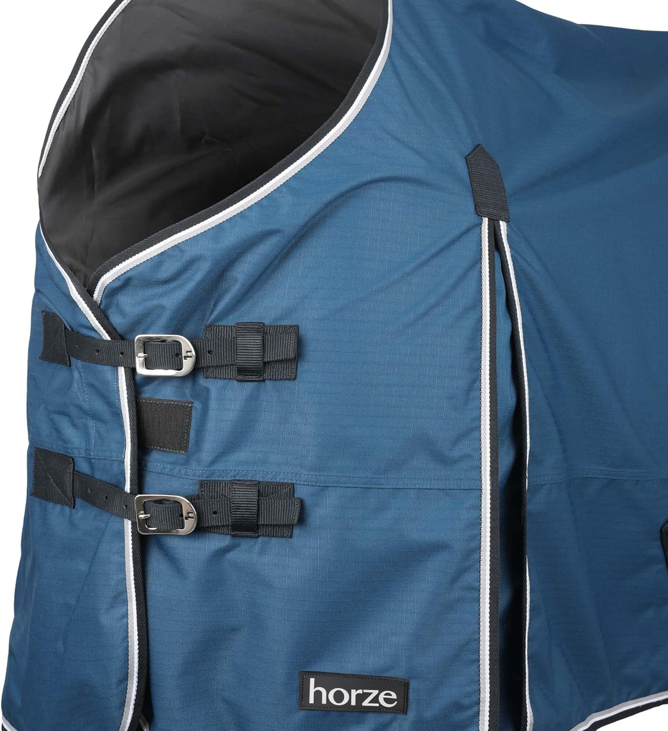 HORZE Glasgow – Hoja de caballo impermeable ligera (sin relleno), color azul ópalo, 78 pulgadas
