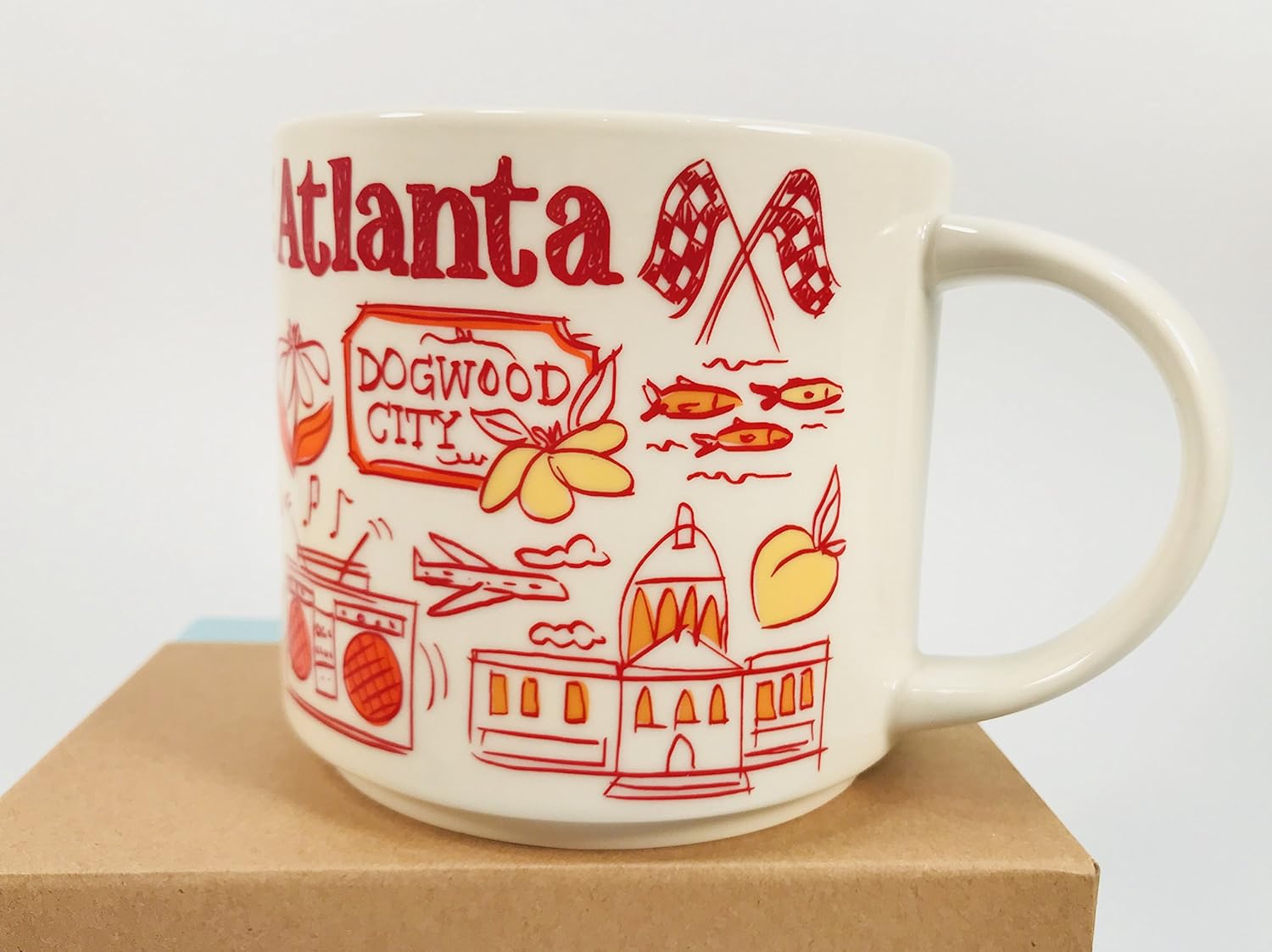 Starbucks Taza de café Atlanta Been There Series Across The Globe Collection