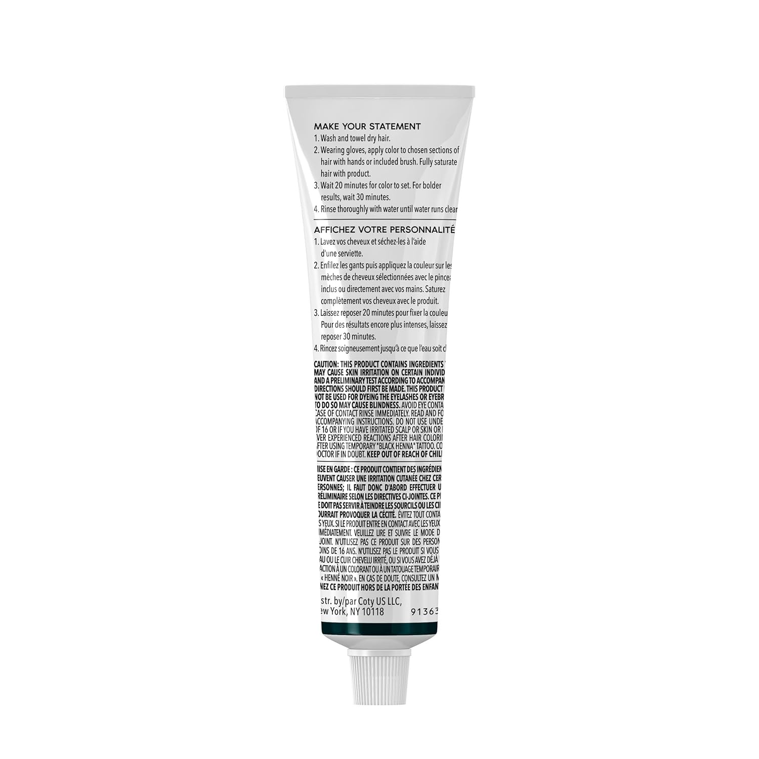 Clairol Color Crave – Tinte semipermanente para el cabello, color verde azulado, 1 unidad