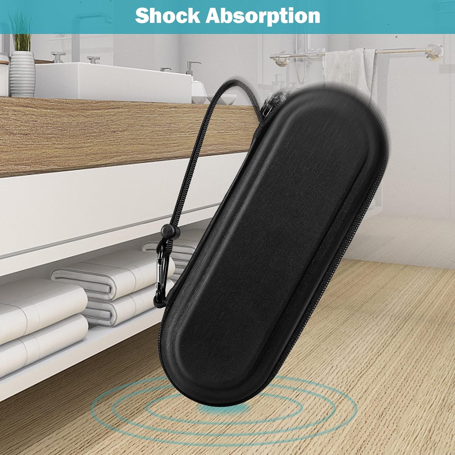 SITHON Funda de viaje rígida para Oral-BOral-B Pro SmartseriesPhilips Sonicare cepillo de dientes eléctrico protector limpio, funda protectora a