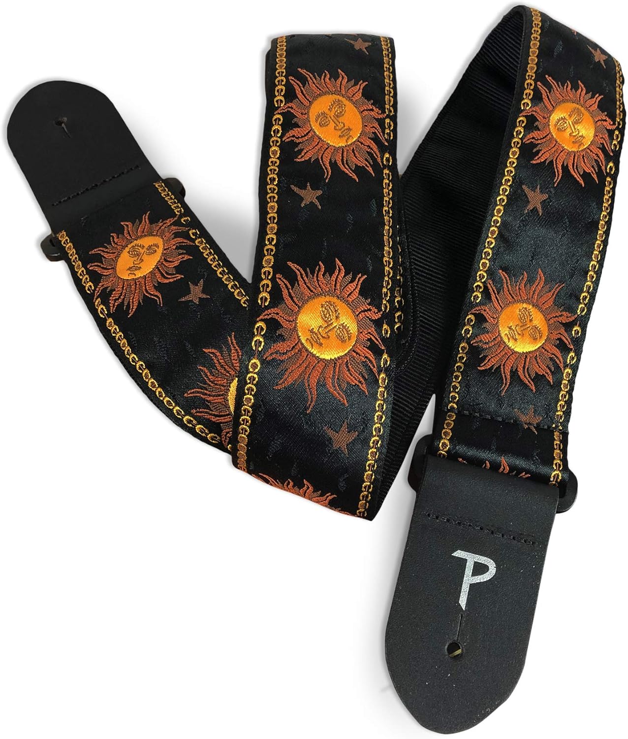 Perri’s Leathers Ltd. – Correa de guitarra – Jacquard – Ajustable – Para guitarras acústicasbajaseléctricas – Hecho en Canadá