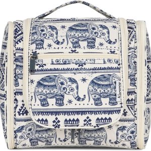 Narwey Neceser de viaje colgante organizador de maquillaje cosmético para mujeres y hombres, B-elefante Narwey Neceser de viaje colgante organizador de maquillaje cosmético para mujeres y hombres, B-elefante