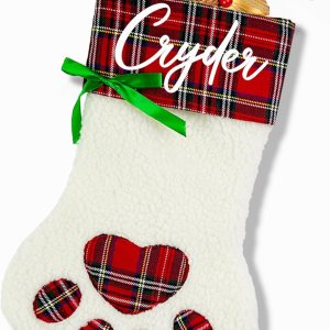 Medias de Navidad personalizadas para perros, de 18 pulgadas, grandes, con nombre 3D, muñeco de nieve, Papá Noel, ciervo, calcetín de Navidad Medias de Navidad personalizadas para perros, de 18 pulgadas, grandes, con nombre 3D, muñeco de nieve, Papá Noel, ciervo, calcetín de Navidad