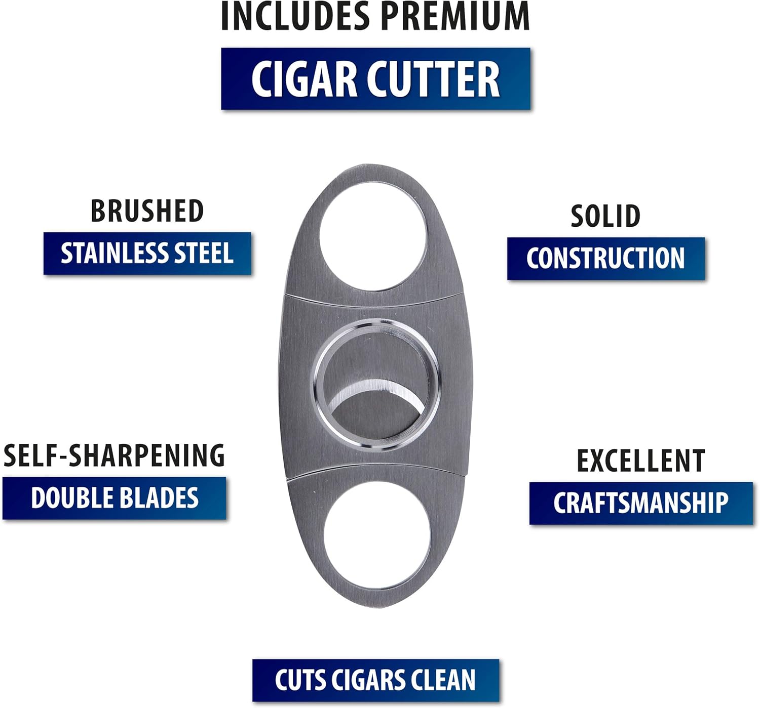 Cenicero grande para cigarros al aire libre, ceniceros de cerámica grandes de 8.5 pulgadas, cigarro negro brillante para interiores, exteriores,