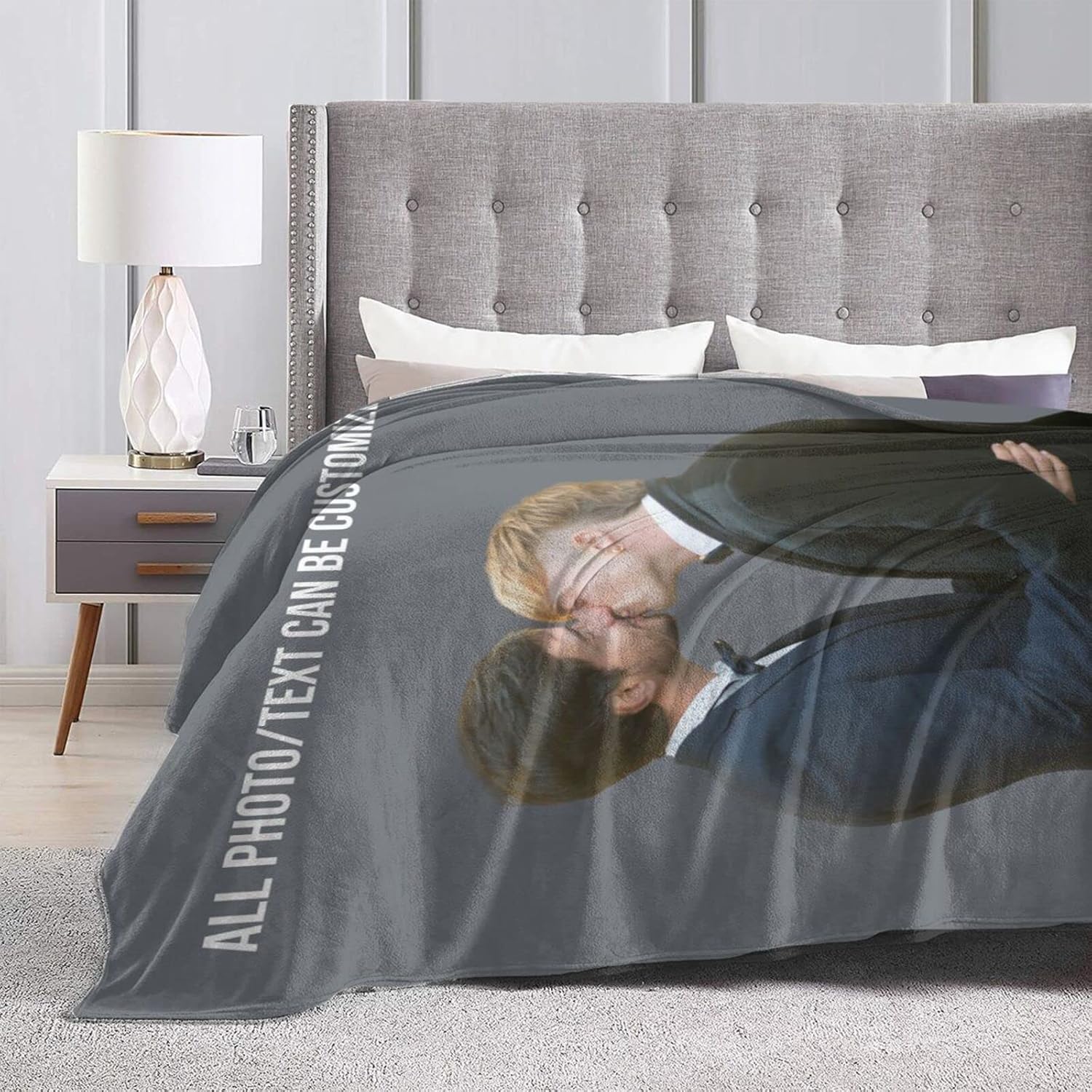 Manta personalizada con texto fotográfico, para bebé, mamá, papá, adulto, amigo, amante, perro, mascota, manta con imagen personalizada, regalo