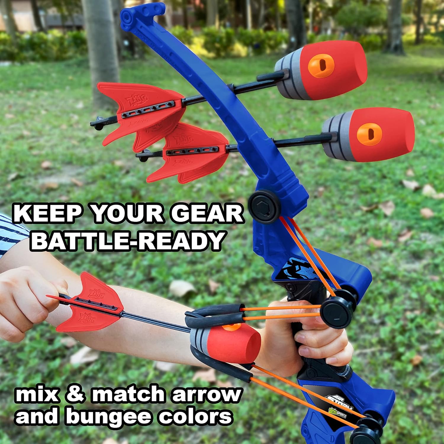 Zing Zonic – Paquete de repuesto de flecha silbante  Incluye 10 flechas silbantes zónicas, arco HyperStrike compatible, arco Firetek, arco Z-Tek,