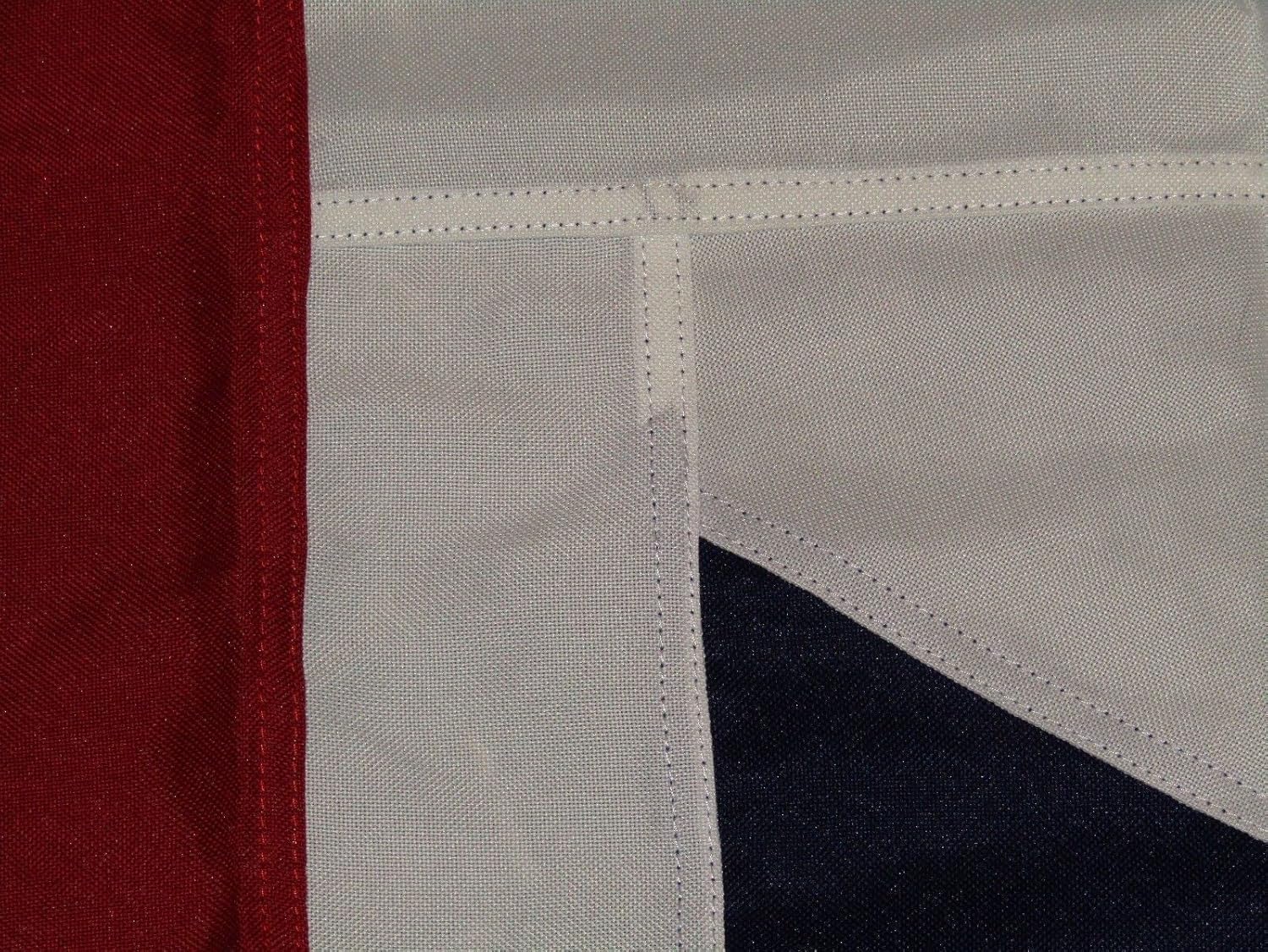 Premium 4×6 Embroidered Sewn Colors Histroical 600D 2ply Nylon Flag 4’x6′