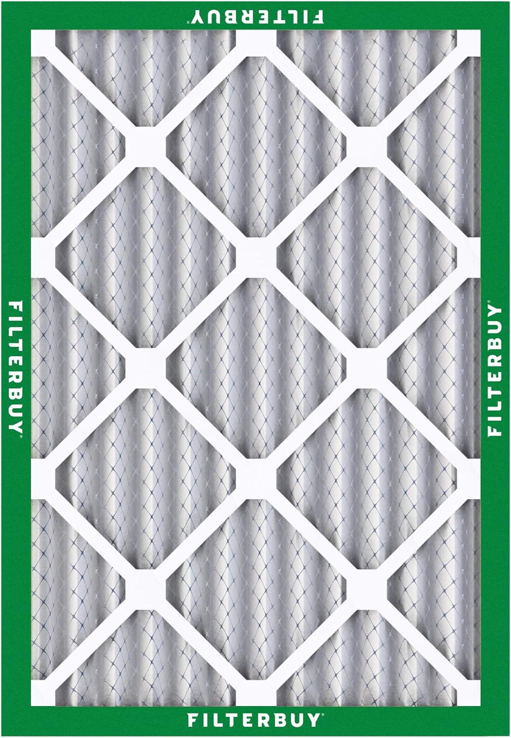 Filterbuy Filtro de aire MERV 8 de 22 x 26 x 2 pulgadas, protección contra el polvo (paquete de 1), plisados, HVAC para calderas con CA (tamaño real