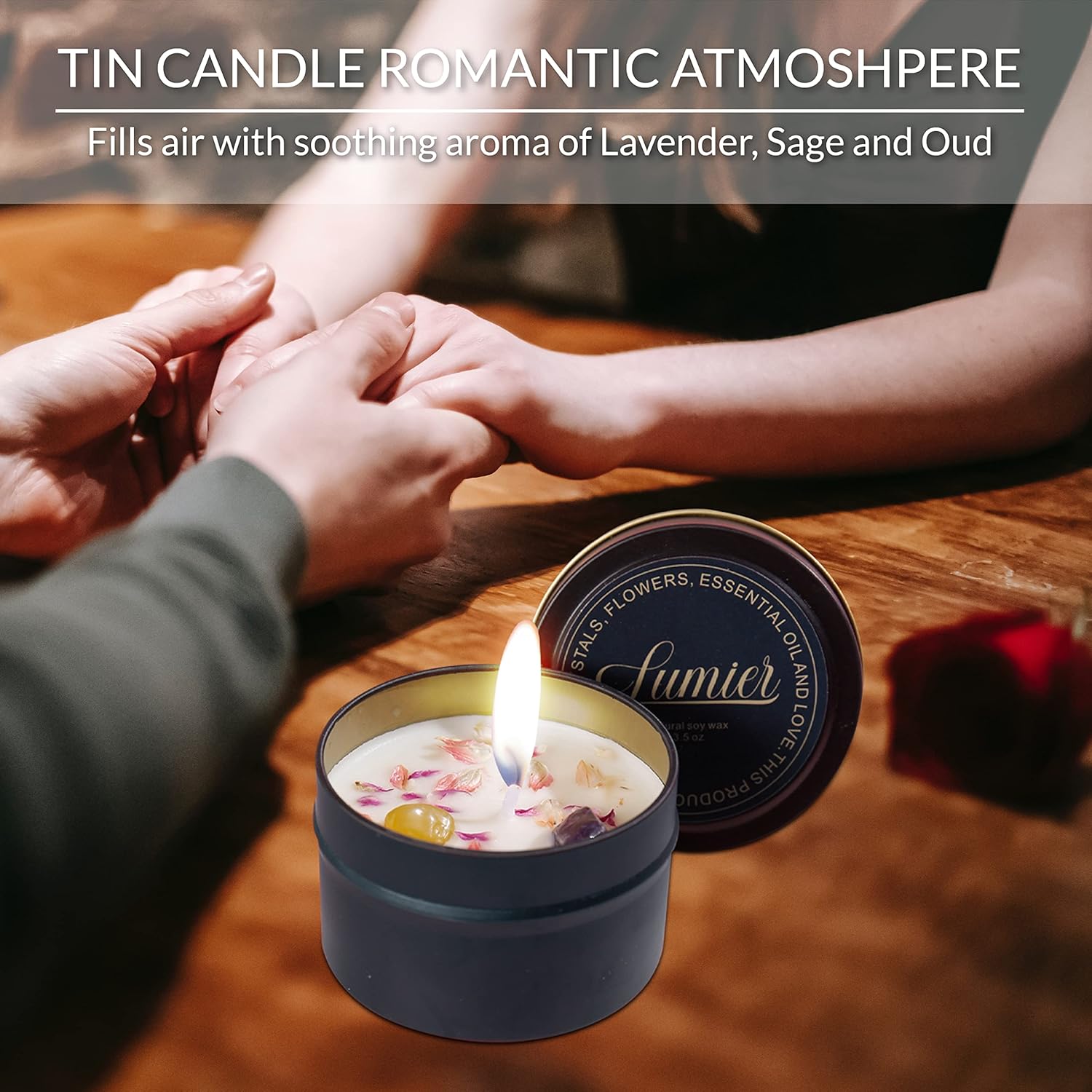 Aceite de masaje natural y juego de velas para relajación y alivio del estrés, mezcla relajante de aceites esenciales para aromaterapia, perfecto