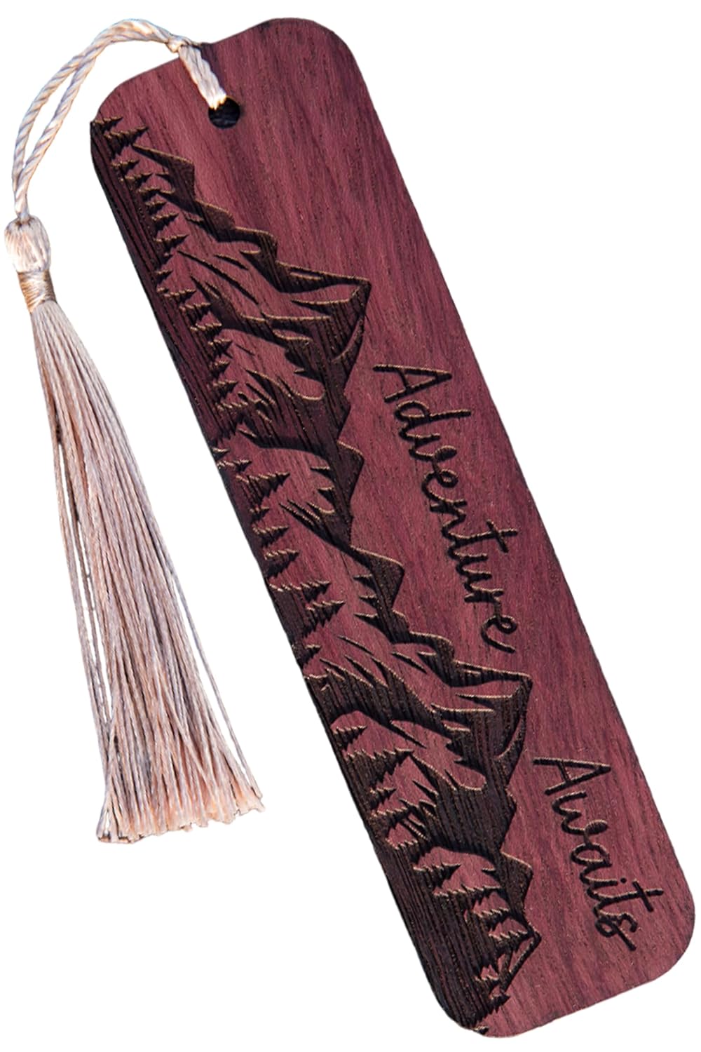 Livin Harmony Nature Mountain Bookmarks for Men, Boys, & Everyone! – Wooden Bookmarks for Book Lovers, Ideal Book Markers for Men – Unique Wood