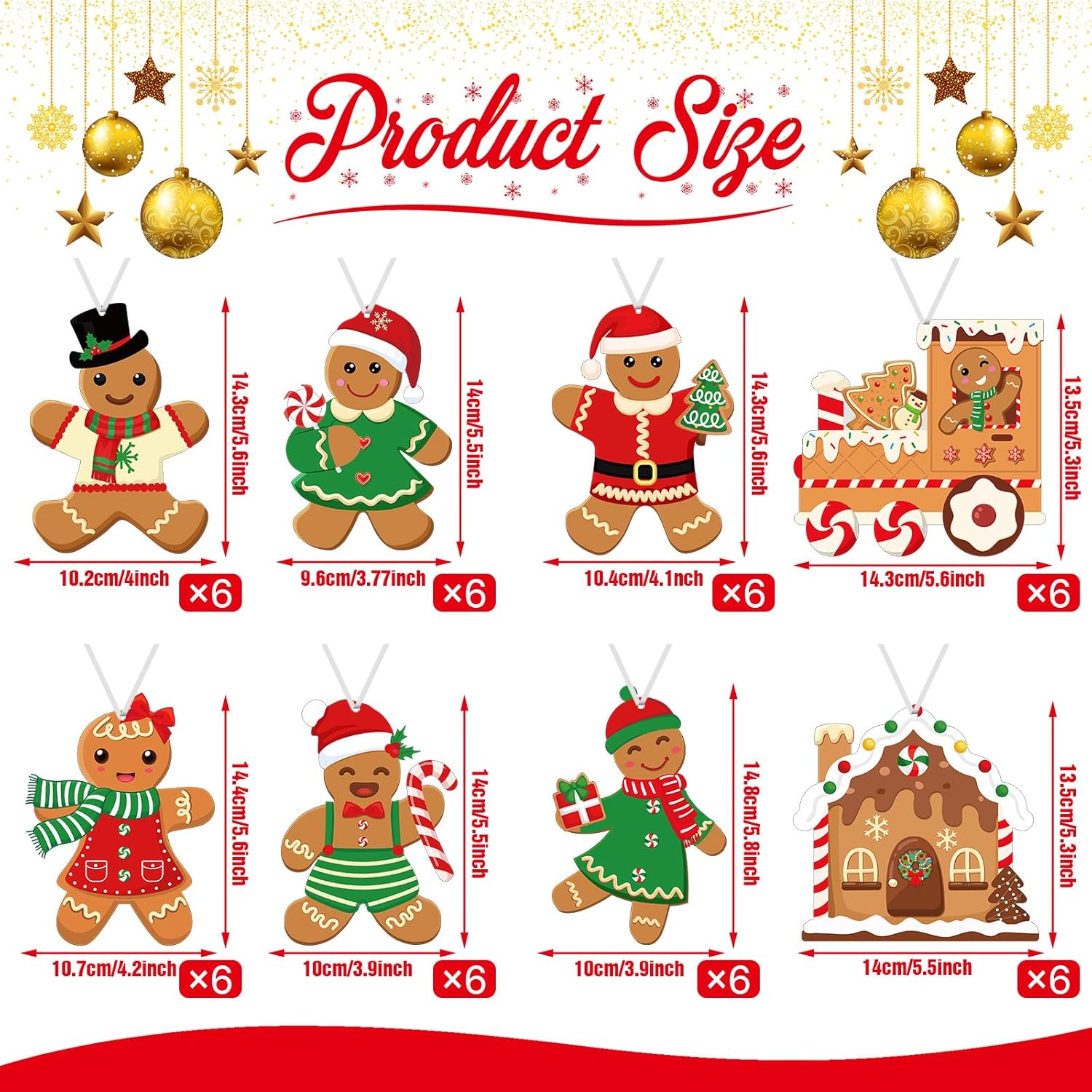 Funrous 48 kits de manualidades de Navidad para niños, arte y manualidades de Navidad, kit de adornos de Navidad para hacer tus propios proyectos de