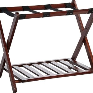 Casual Home estantería para equipaje con estante, madera maciza Casual Home estantería para equipaje con estante, madera maciza