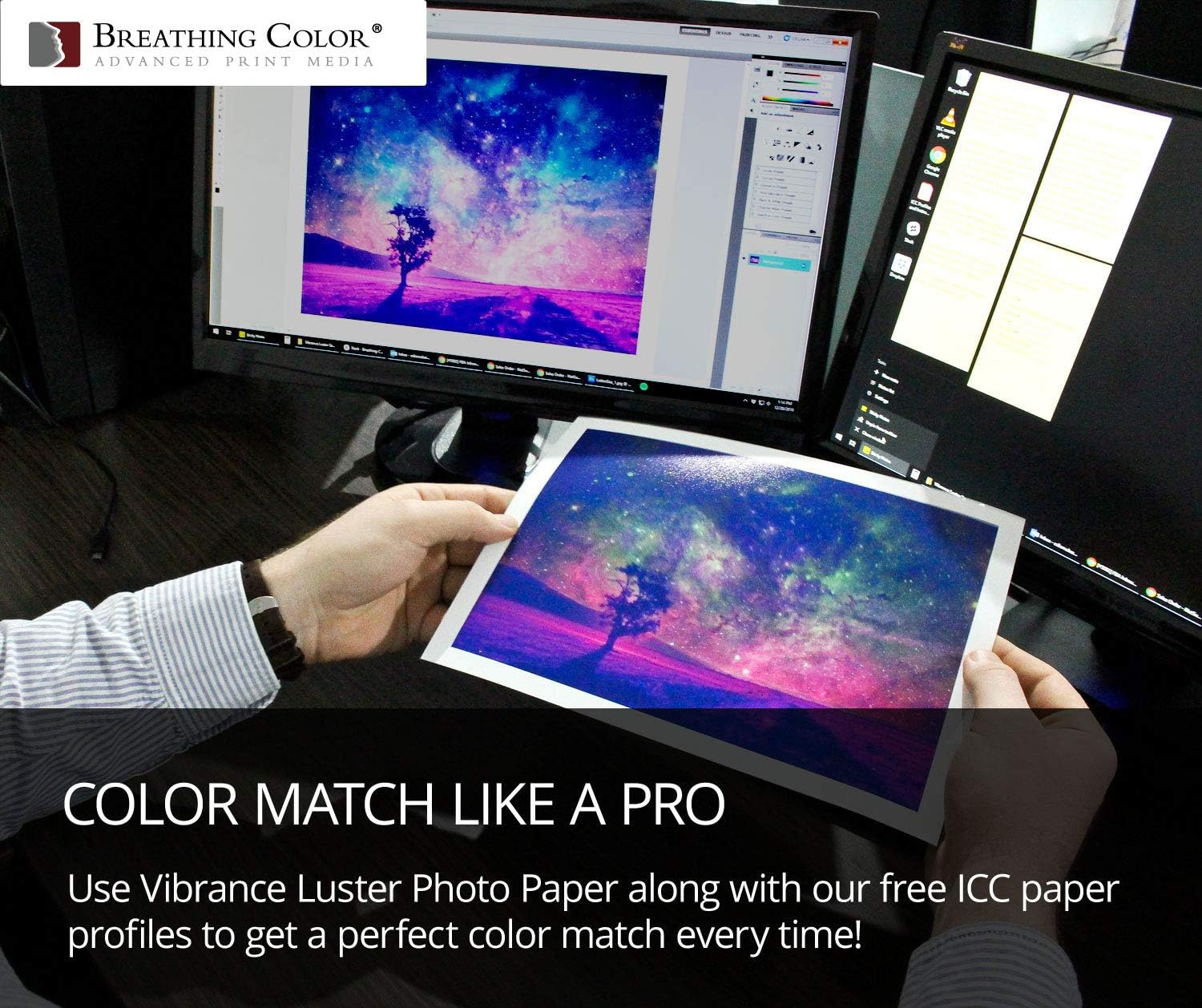Vibrance Luster – Papel para impresora fotográfica, 8.99 ozm, acabado brillante, rollo de papel fotográfico prémium con núcleo de 3 pulgadas, 60